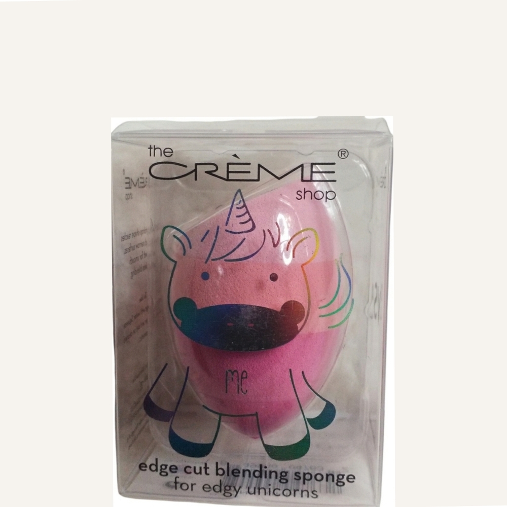 NEW 3/$10 the CRÈME shop Unicorn Edge Cut Blending Sponge set